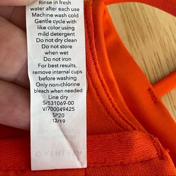 Athleta- Strappy Back Floral Swim/Bikini Top- XS - Picture 7 of 7